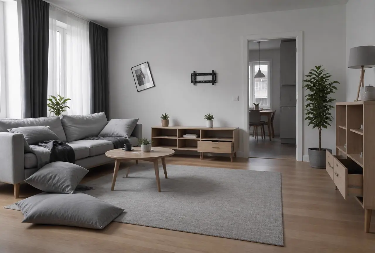 Your home scan with detected changes highlighted