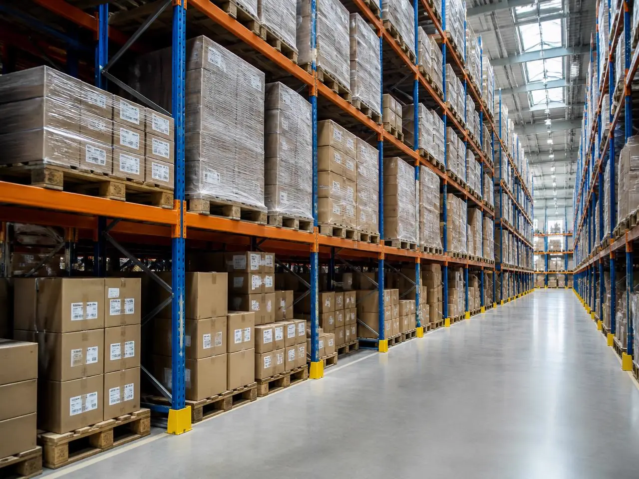 Warehouse monitored by MemoSafe